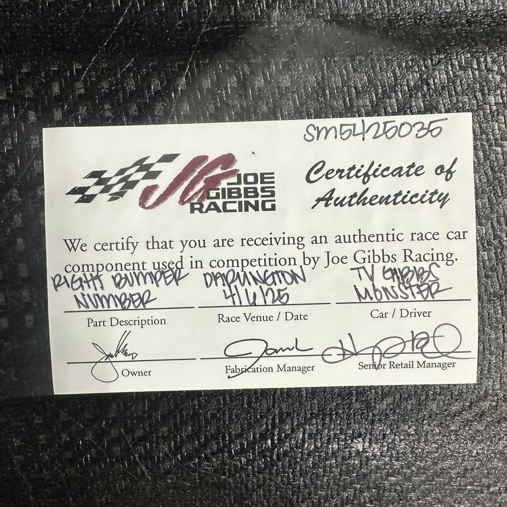 Ty Gibbs Right Bumper Number - Darlington 4/6/25