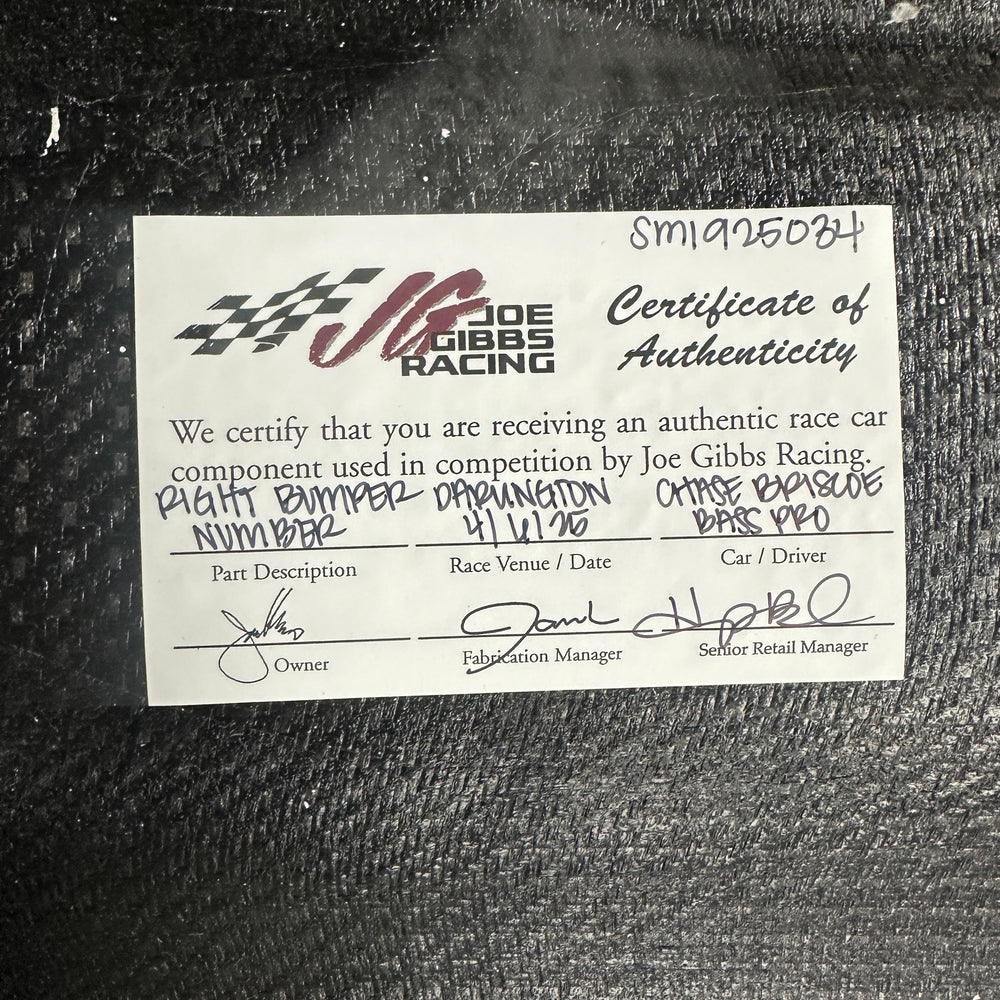 Chase Briscoe Right Bumper Number - Darlington 4/6/25