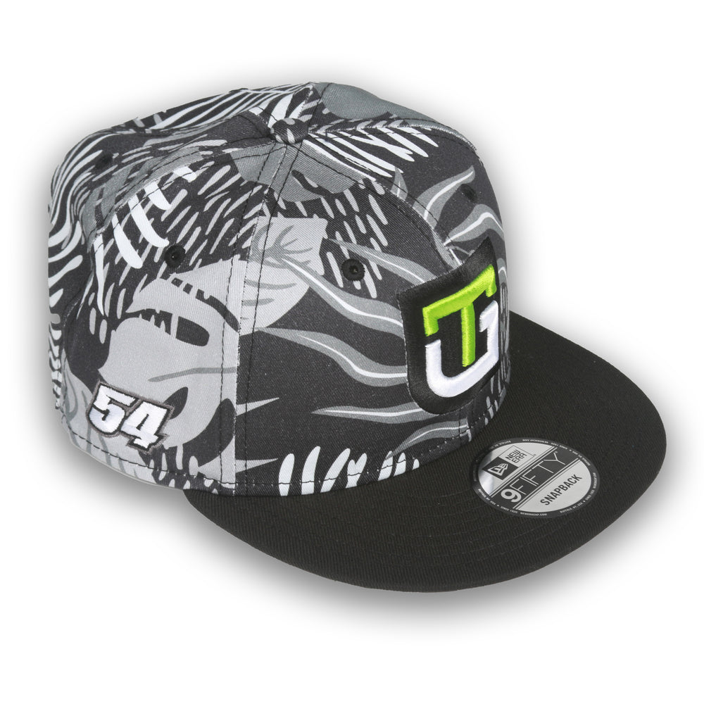 Ty Gibbs New Era 950 Blk Floral Camo