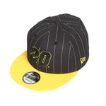 Christopher Bell No. 20 Blk/Yellow Pinstipe  New Era 950