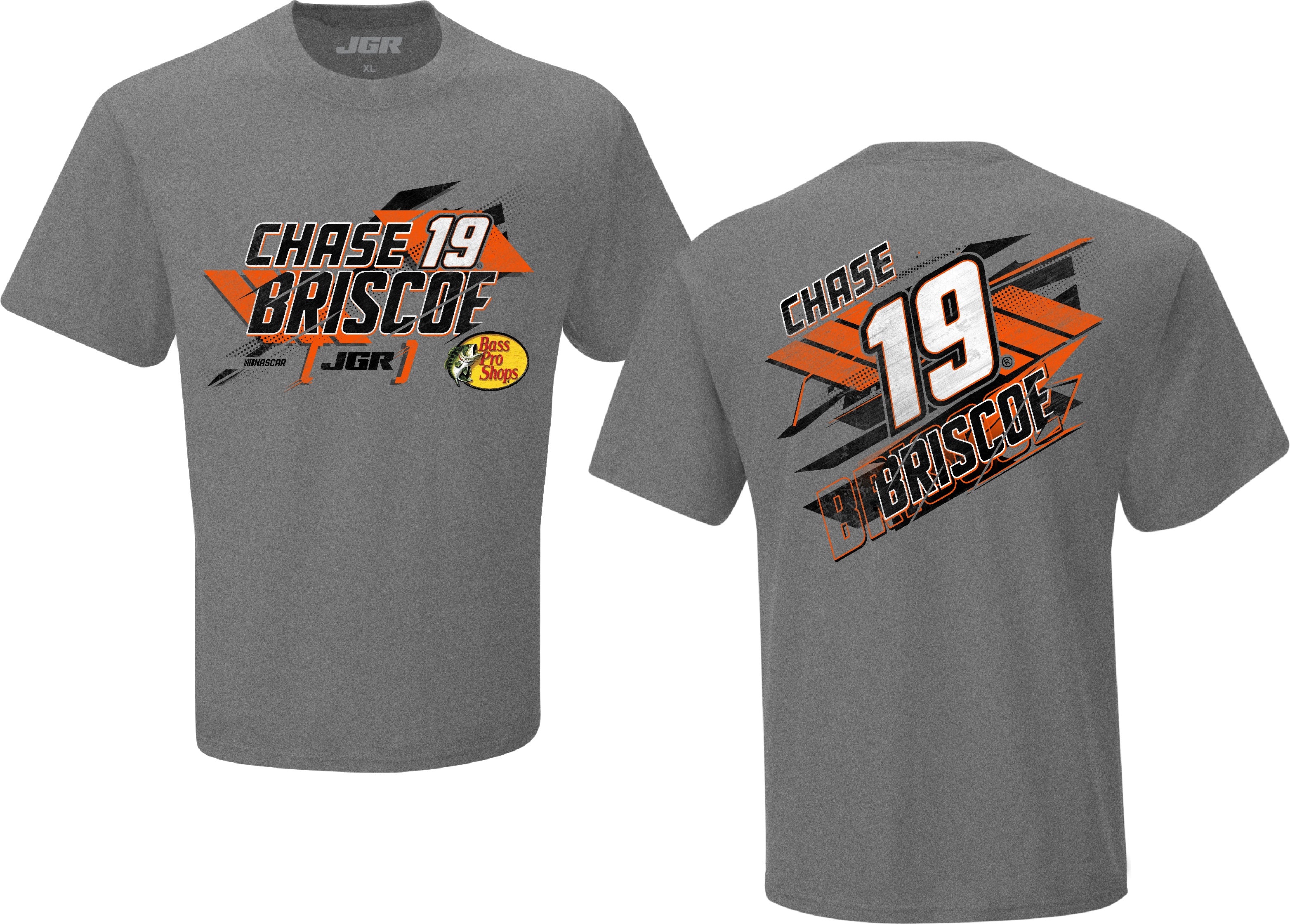 Chase Briscoe Adult 2 spot Name & Number Tee – Joe Gibbs Racing Store