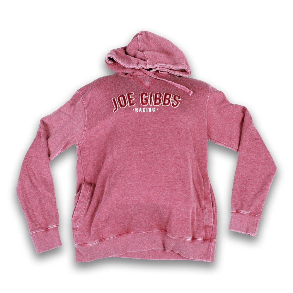 JGR Burnout Fleece Hoody - Burgundy