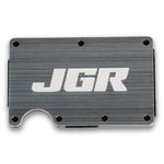 JGR Aluminum Engraved Wallet - Stainless