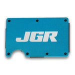 JGR Aluminum Engraved Wallet - Teal