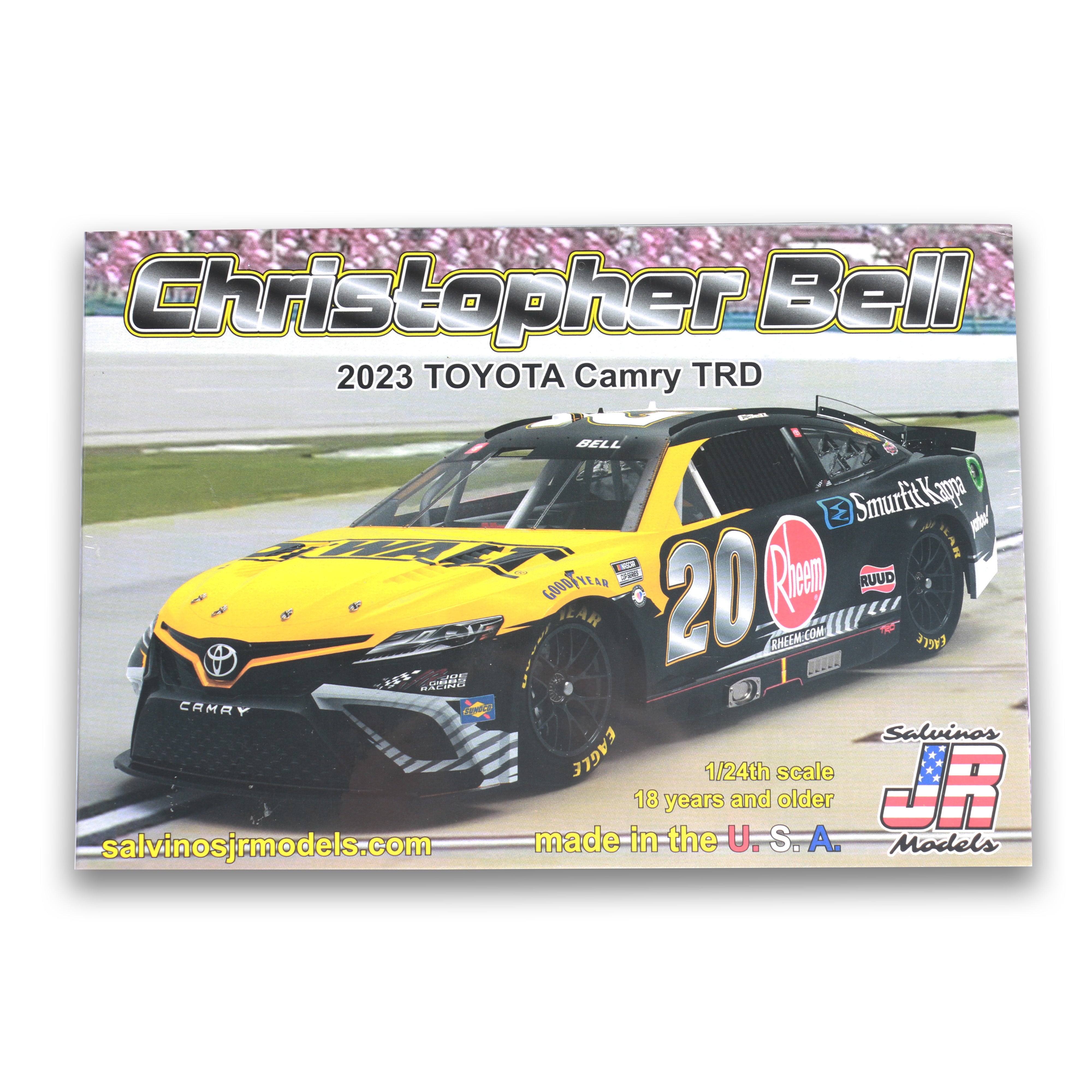 2023 Christopher Bell Salvino's DeWalt/Rheem Toyota Camry TRD 1:24