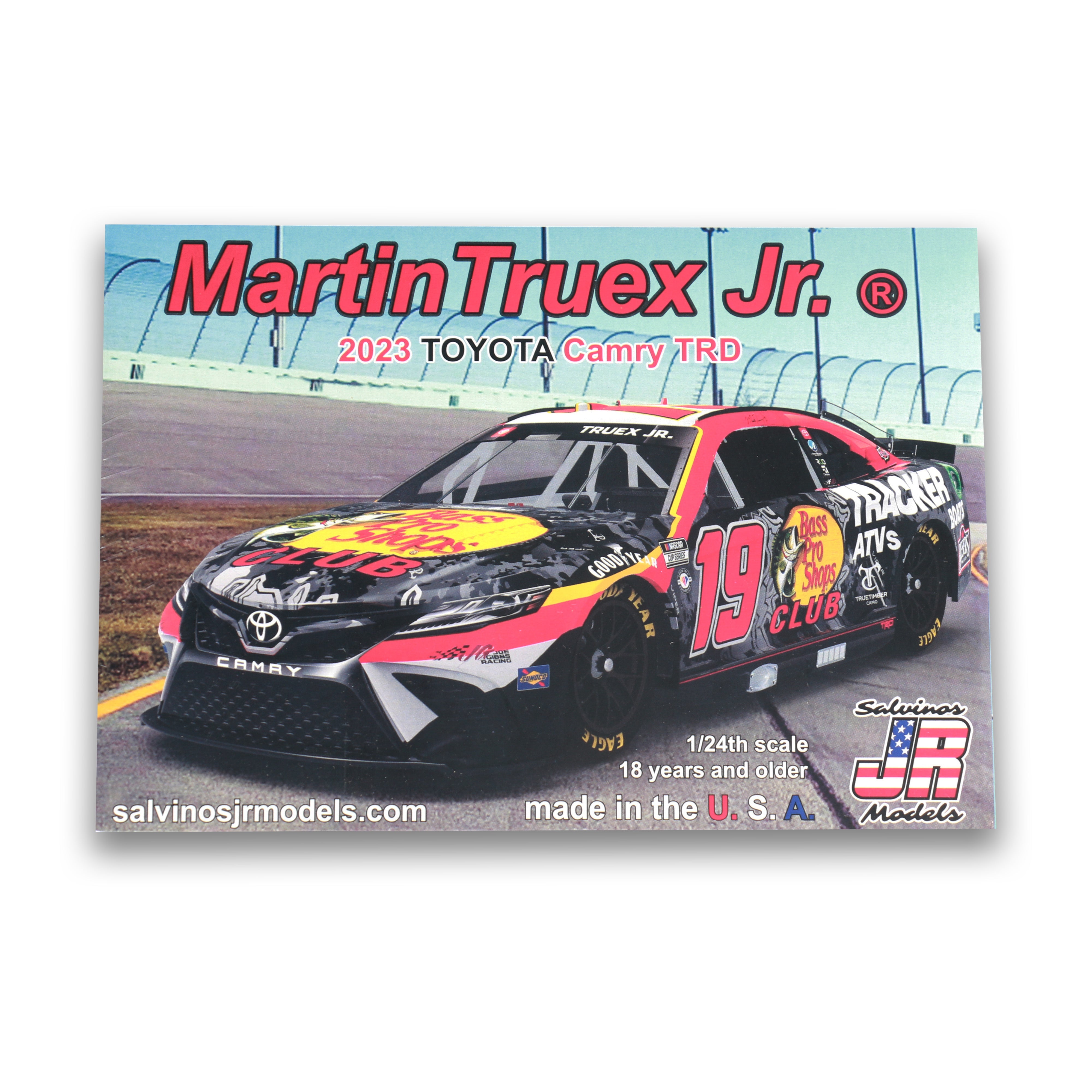 かわいい！ Jr. Truex Martin 2023 Salvino's Camry Toyota Shops Pro Bass ミニカー