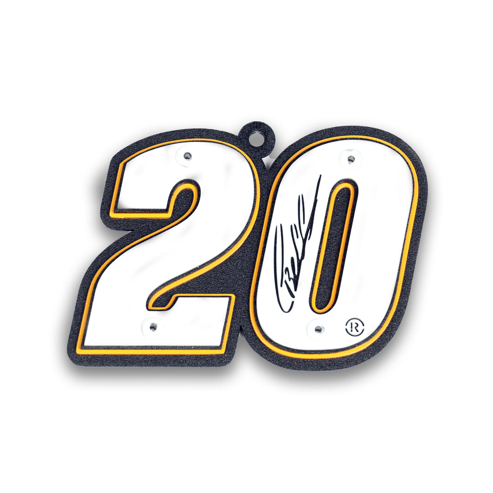 Christopher Bell #20 Metal Car Number Ornament