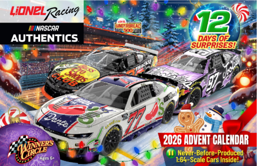 2026 Advent Calendar - 12 Days of 1:64 Diecast Set – Joe Gibbs