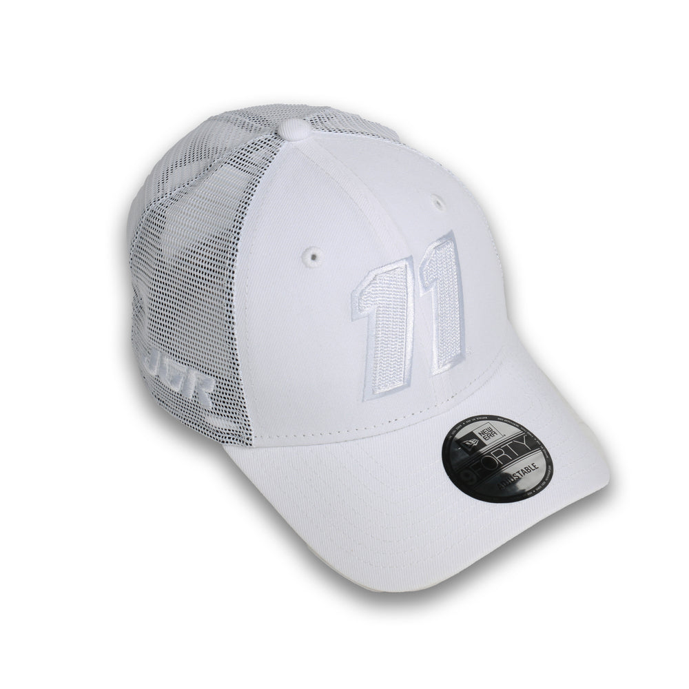 Denny Hamlin No. 11 New Era 940 Trucker Whiteout