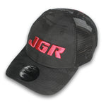 JGR -Toyota Team New Era 940 Black Camo Trucker w/ Burgandy JGR