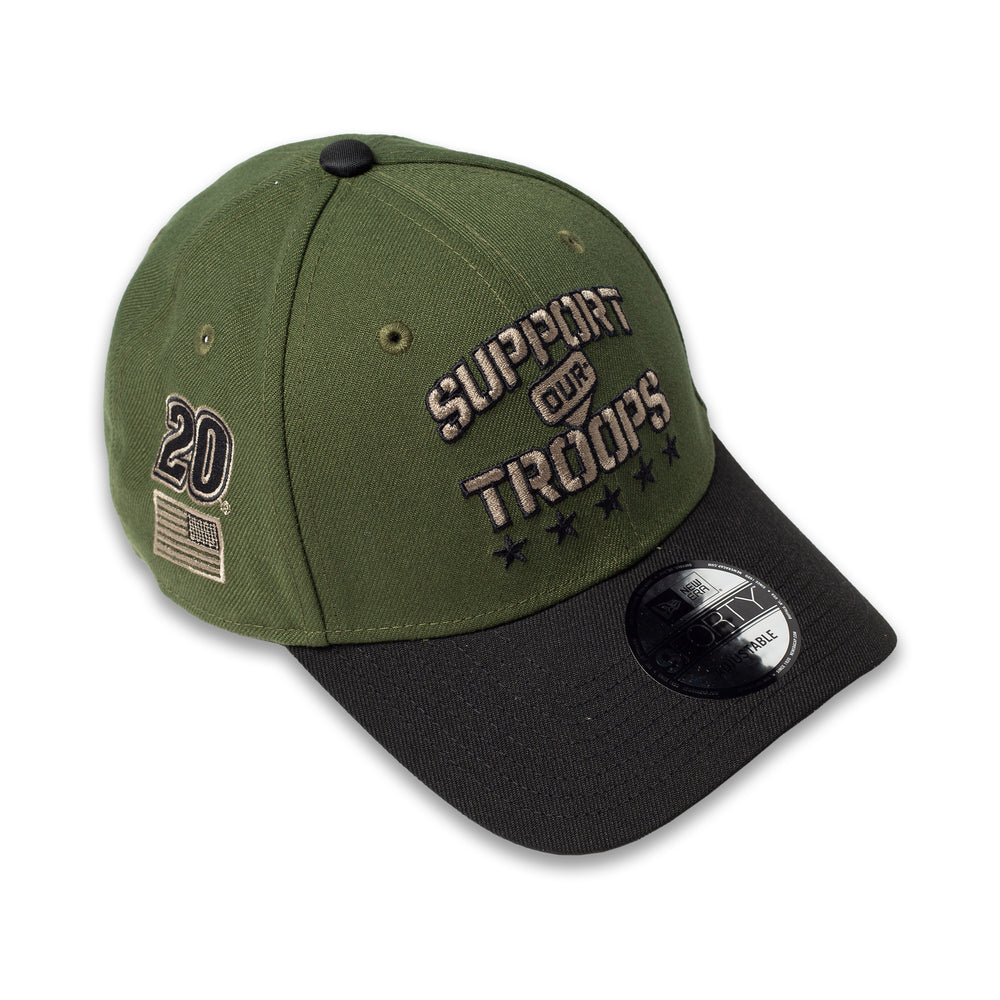 Christopher Bell 2021 Military Salute Support Our Troops 940 Snapback Hat