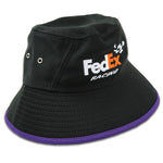 Denny Hamlin FedEx Black Bucket Hat