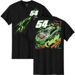 Ty Gibbs  Interstate Batteries Black 2-Spot Tee