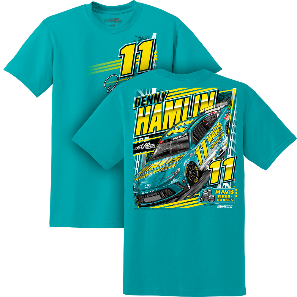 Denny Hamlin Mavis Tires & Brakes 2024 Jade Car Tee