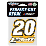 Christopher Bell Perfect Cut Color Decal 4" x 4"