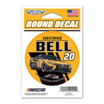 Christopher Bell Round Vinyl Decal 3" x 3"
