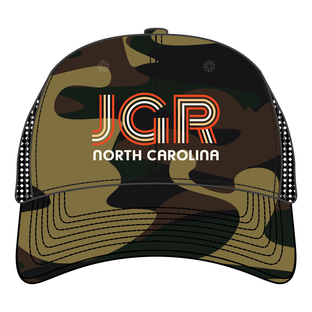 JGR Camo/Black Youth Sideline Mesh Hat