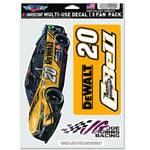 Christopher Bell 2022 3 Fan Pack Multi Use Decal
