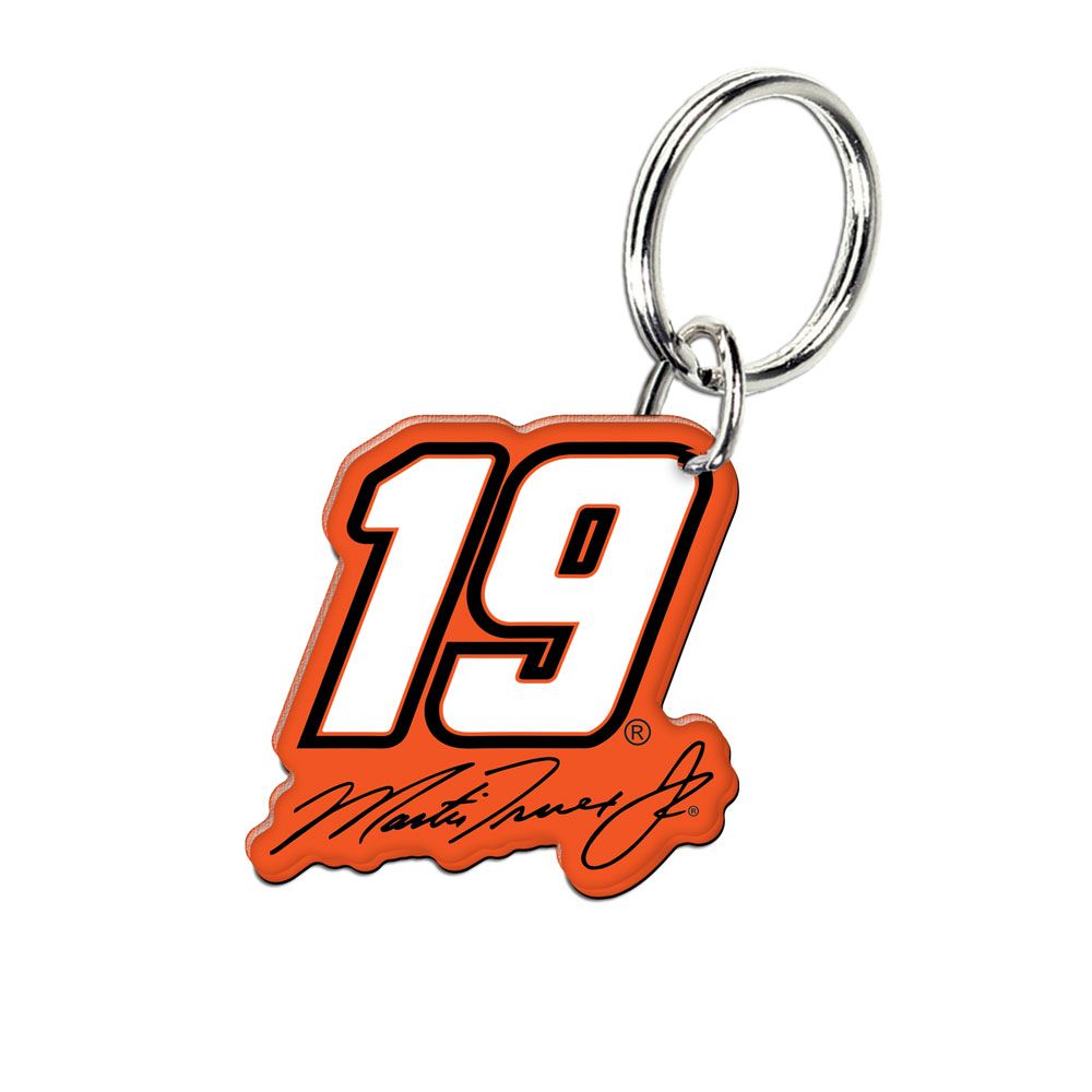 Martin Truex Jr. Mirrored #19  Acrylic Keyring