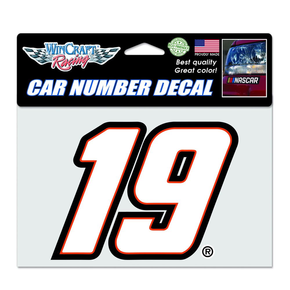 Martin Truex Jr. #19  Car Number Decal