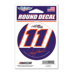 Denny Hamlin  2023 3x3 Round Vinyl Decal