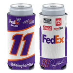 Denny Hamlin FedEx 2023 Slim Can Cooler