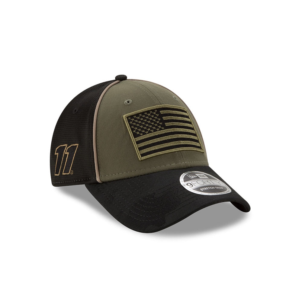 Denny Hamlin 2020 Military Salute New Olive/Black New Era 940 Hat