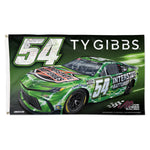 Ty Gibbs #54 2024 Interstate Batteries  Deluxe 1-sided 3x5 Flag