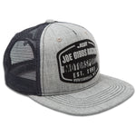 JGR Est. 1991 Gray Tweed Flatbill Snapback Hat