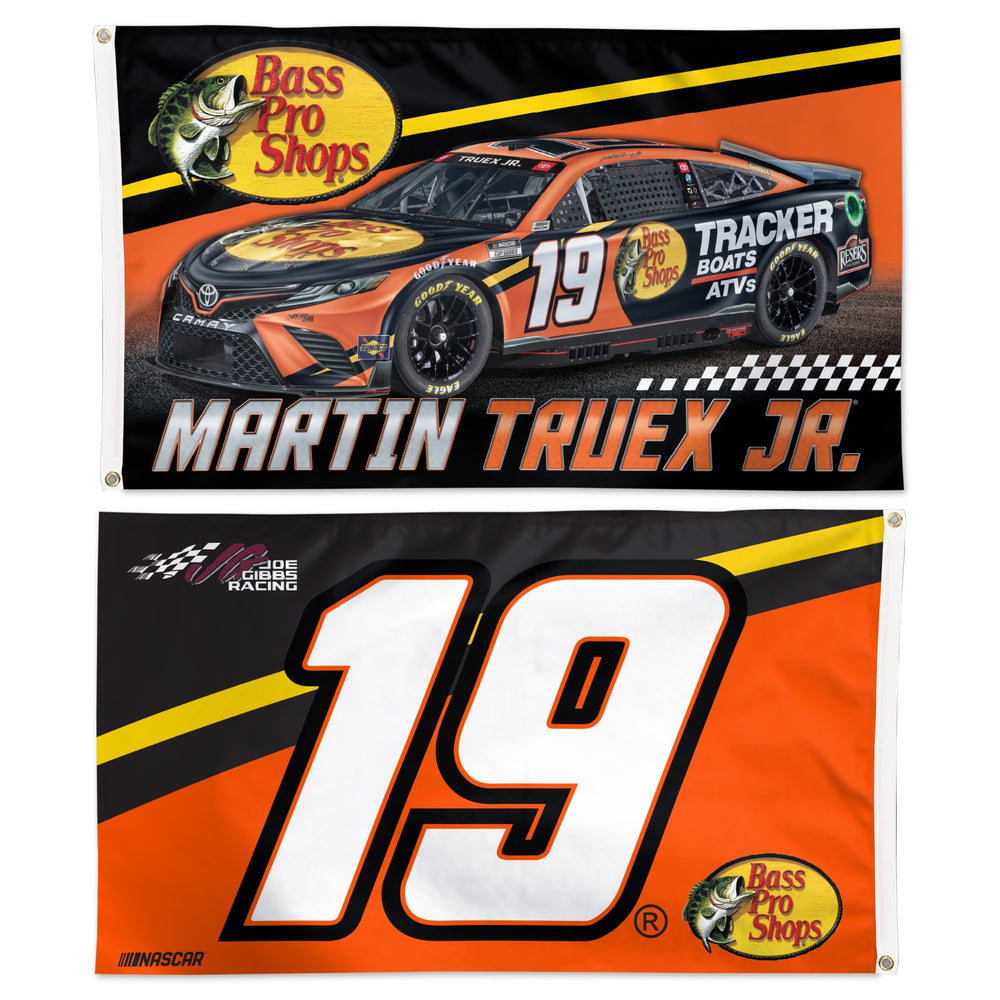 Martin Truex Jr. Bass Pro Shops 2022 3x5 2 Sided Flag