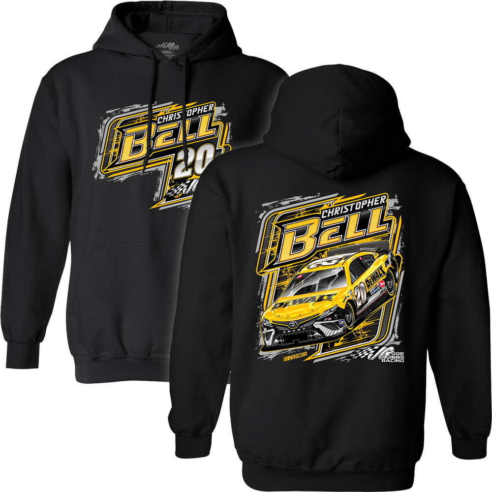 Christopher Bell DeWalt Black Hooded Pullover