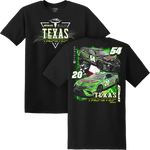 Texas Two Step Interstate Batteries Black Christopher Bell/Ty Gibbs Tee