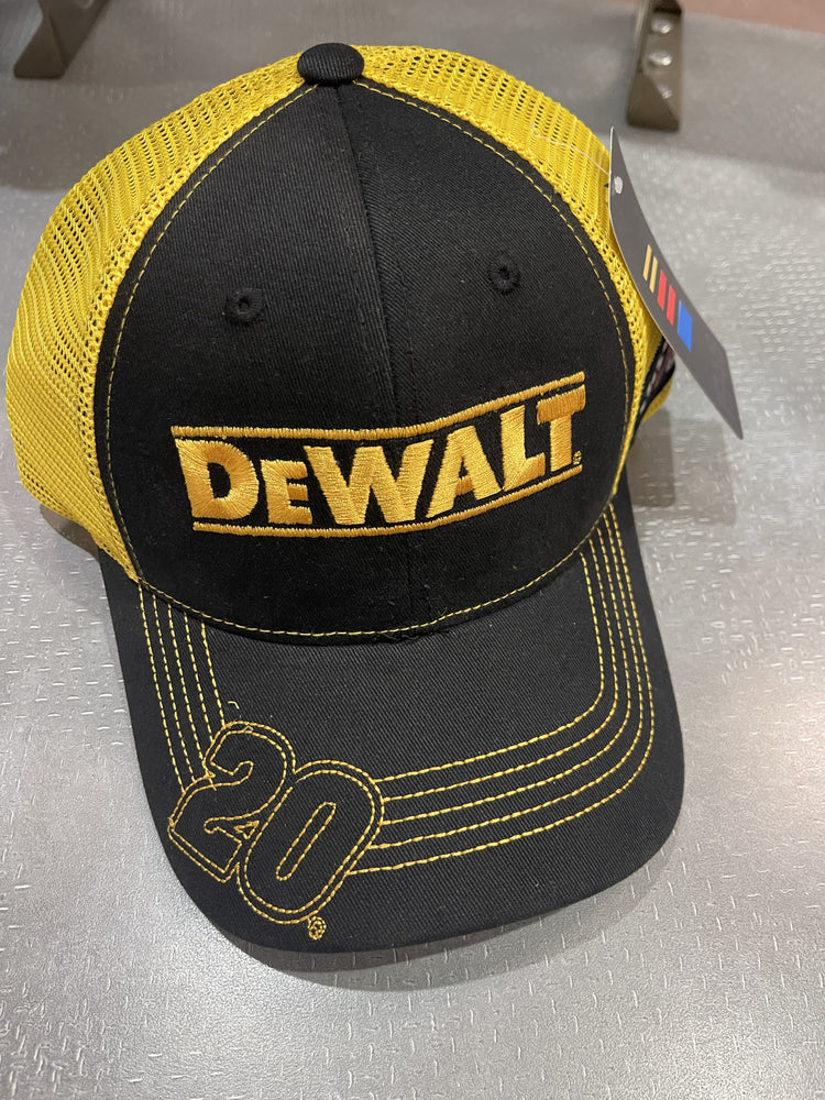 Christopher Bell DeWalt Number and Signature Trucker Hat