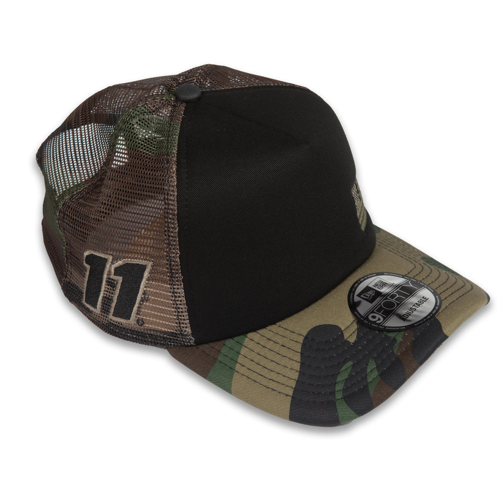 Denny Hamlin 2023 Military Salute New Era 940AF Trucker Hat