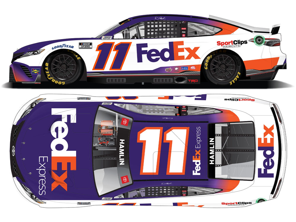 2022 1:24 Denny Hamlin FedEx Express Die Cast