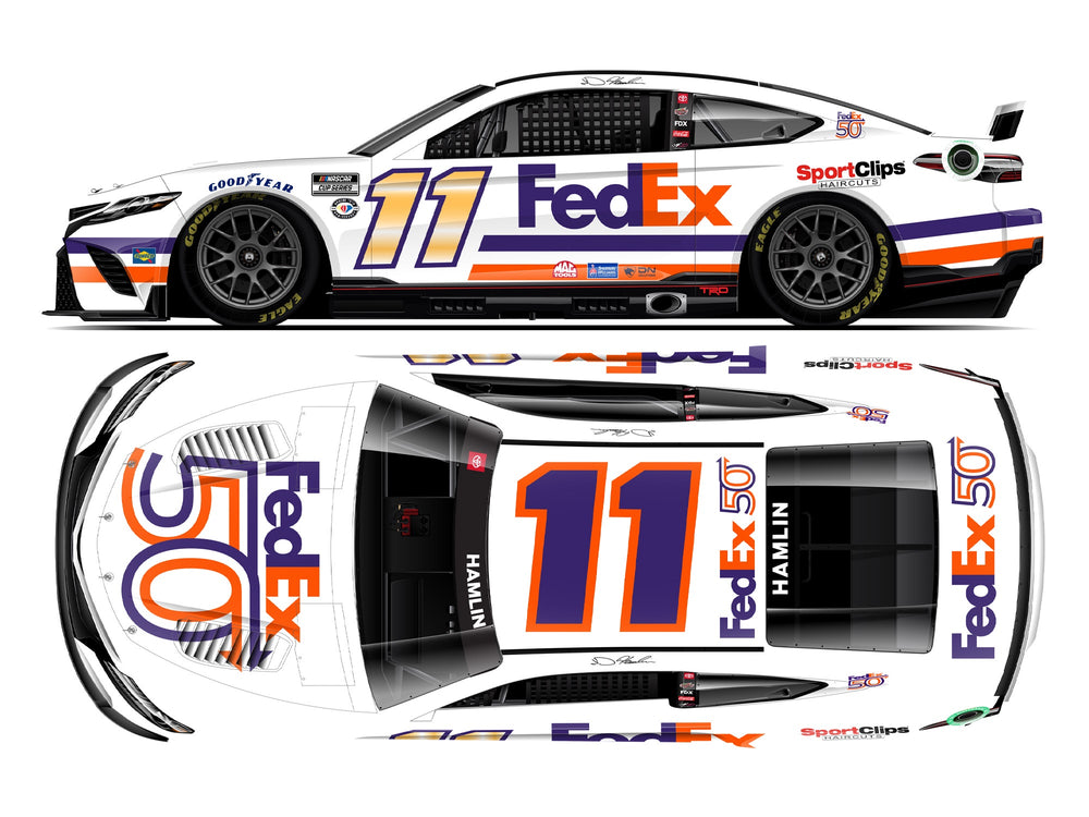 2023 1:24 Denny Hamlin FedEx 50 Toyota Camry TRD Diecast