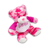 JGR Pink Camo 9" Plush Teddy Bear